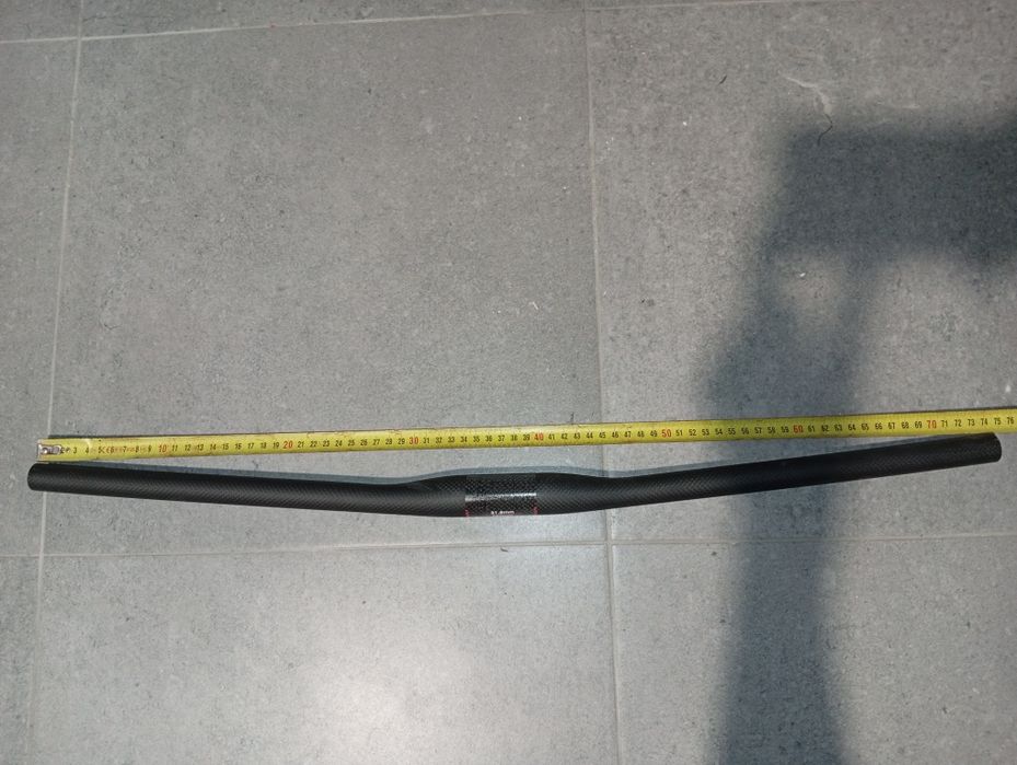 Volante carbono BTT guiador 74cm