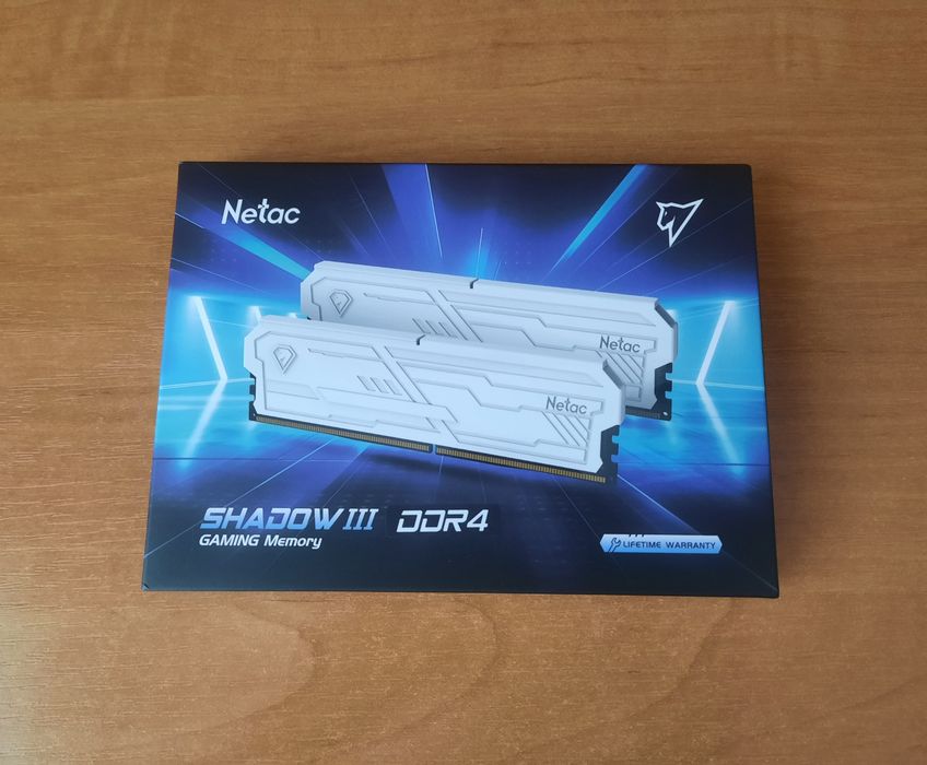 DDR4 16GB (2x 8GB) 3200MHz XMP 2.0 Netac Shadow III Нова протестована оперативна пам'ять
