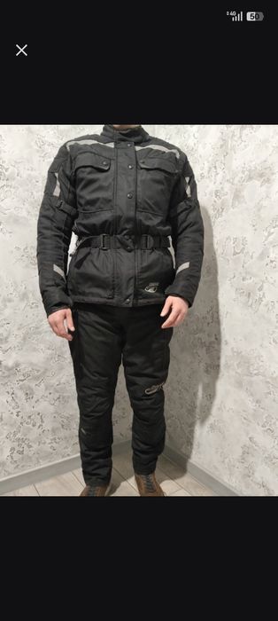 Мотокостюм DRIVE Polo текстиль чёрный демисезон — куртка L,