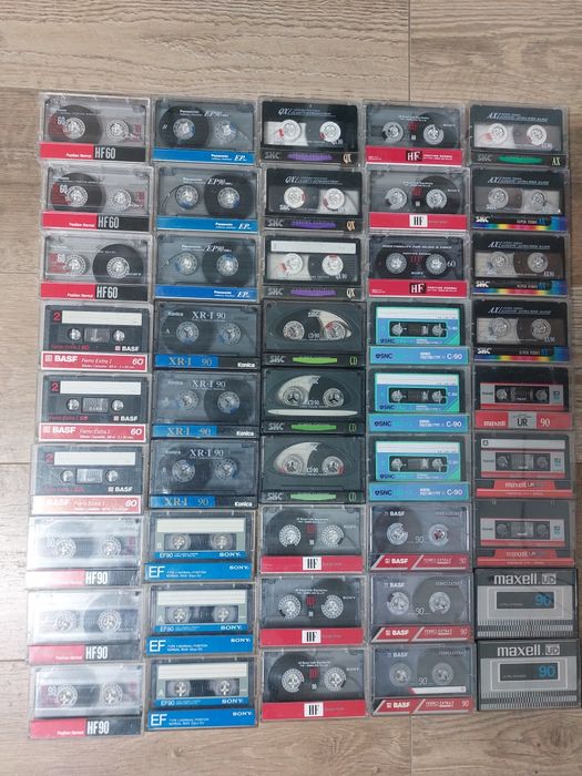 Аудиокассеты Denon, Maxell, Sony, JVC, TDK, SANA