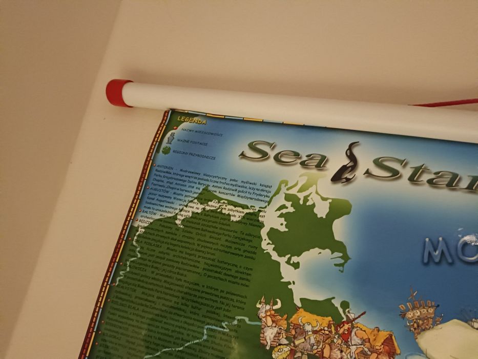 Mapa ścienna dla dzieci