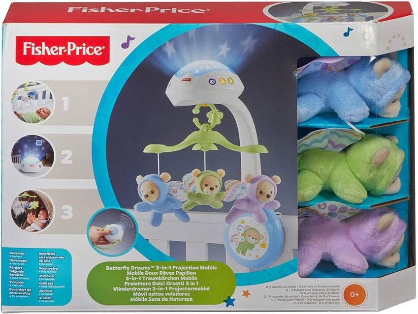 Мобіль проектор Fisher-Price "Метеликові сни" (Butterfly Dreams)