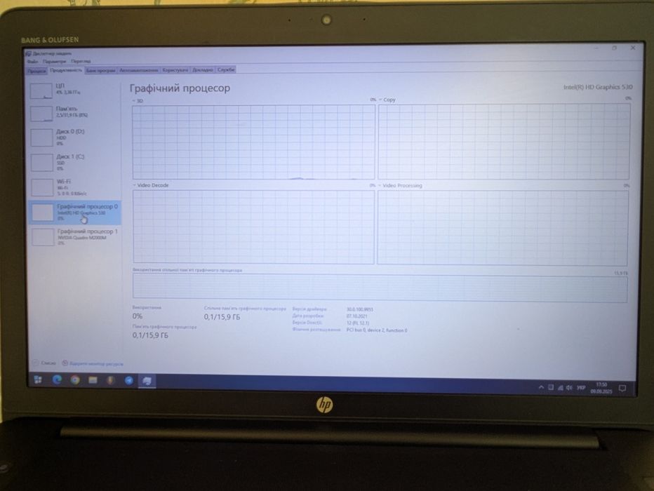 HP Zbook 17 G3 Core i7 6820 HQ 17"