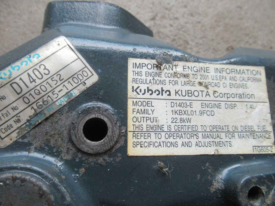 silnik Kubota D1403