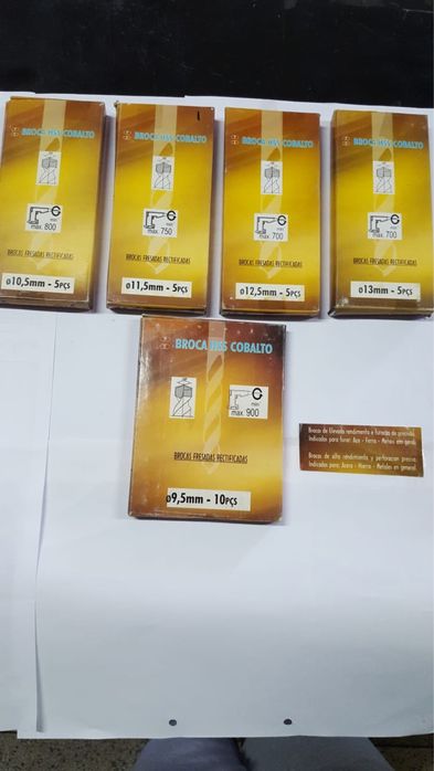 Brocas HSS c/ Cobalto
