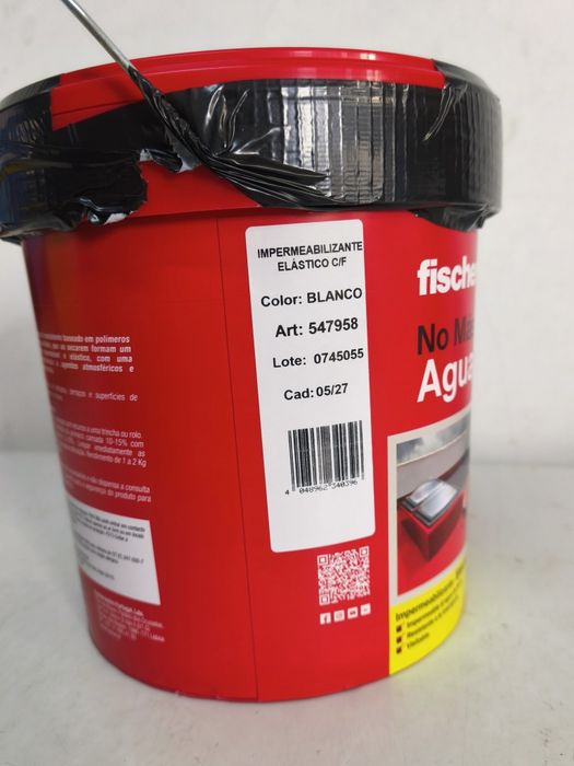 Impermeabilizante elástico Fischer 4L branco