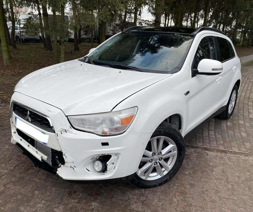 Mitsubishi ASX * 2014 & 1.8 DI-D * 4X4 * Panorama * Skóry * Hak * 240.957 KM *