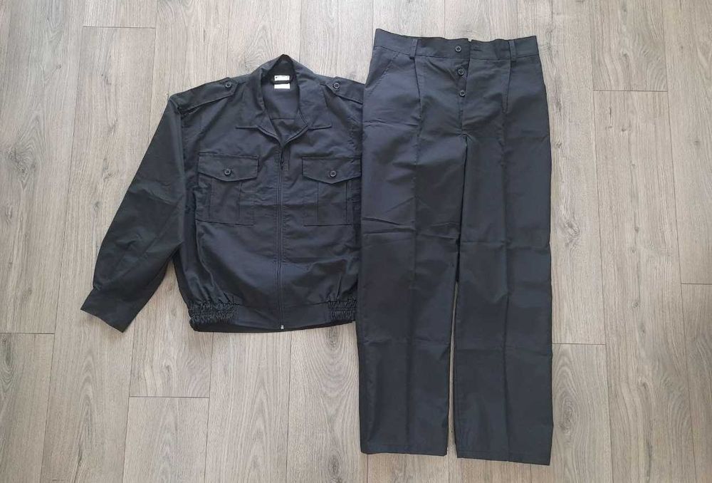 Костюм охраны черный летний, спецодежда «Полигон» р. 48 рост 3 - 170см