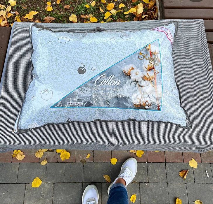 Подушки Холлофайбер Cotton | Усі Розміри 50/70, 70/70