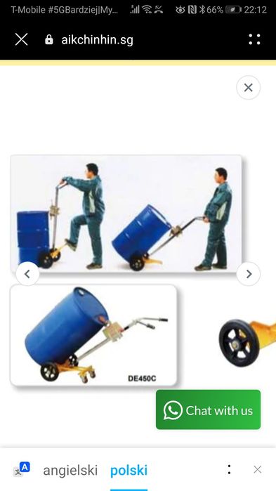 Wózek  transportowy  beczek kega