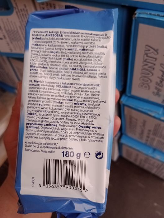 Aukcja dotyczy 6 paczek ciastek zapraszamy do zakupów