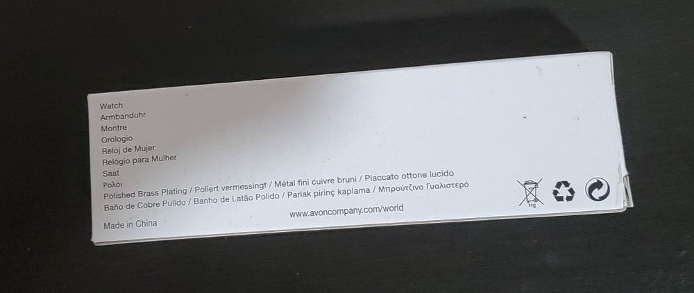Relógio novo de senhora em caixa  marca Avon