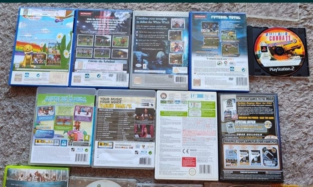 Jogos PS2, PS3, Wii, XBOX, XBOX 360 e PSP
