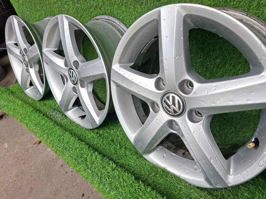 [A193] ALUFELGI 15 5x112 ORYGINAŁ VW Golf V,VI,Plus,Touran,Caddy,Jetta