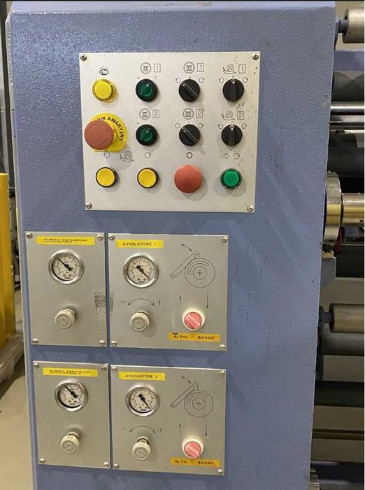 Bobiniarka 1000mm Slitter - rewinder; Cięcie Folii Taśm