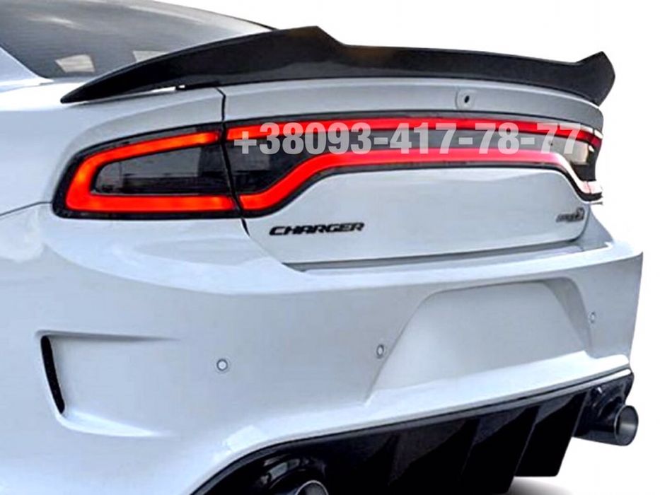 Cпойлер Dodge Charger srt бампер сабля