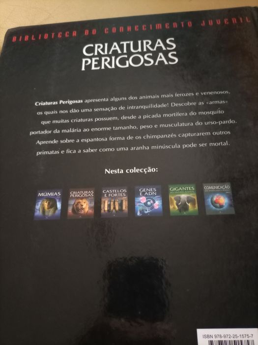 Livro " Criaturas Perigosas"