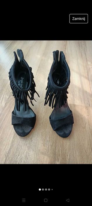 Sandały na szpilce