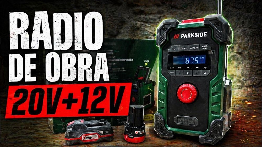 Оригінал акумуляторна музична колонка/радіо з BLUETOOTH з Німеччини PARKSIDE PBR 10 / музыкальная  радіостанція/радіоприймач