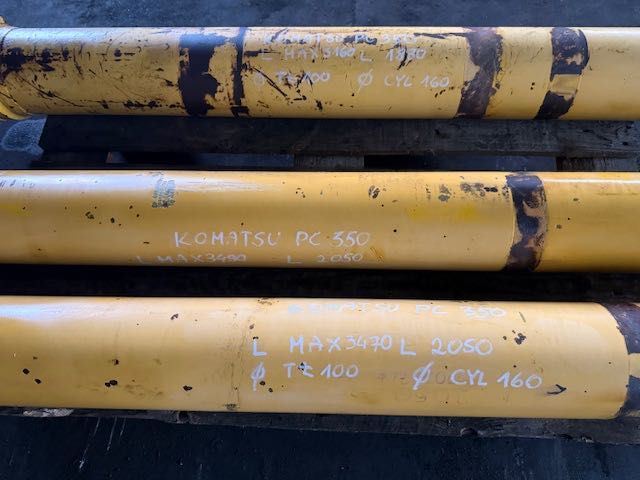 KOMATSU PC 350 siłownik hydrauliczny 3 szt komplet