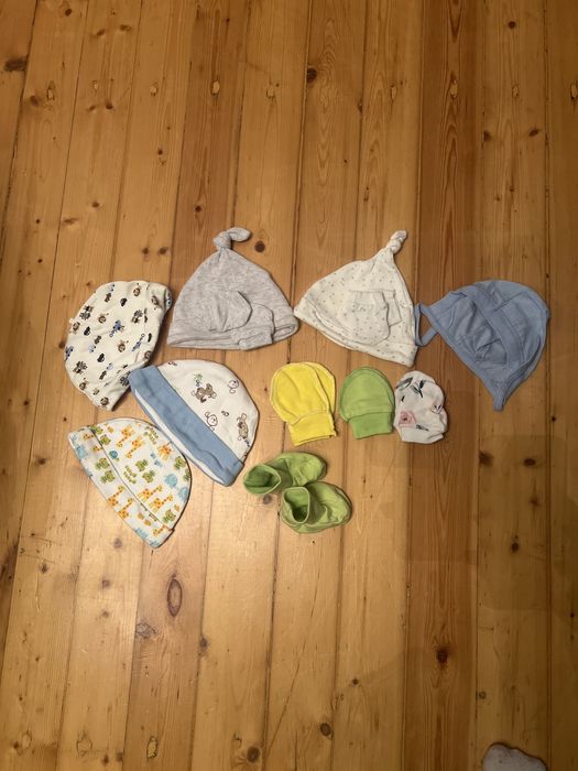 Для новонароджених шапочки царапки