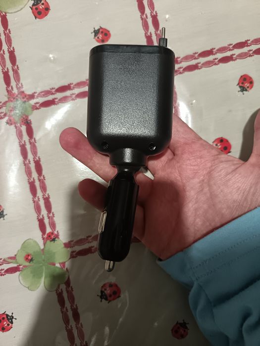 Carregador de carro  isqueiro adequado para portas tipo C e USB