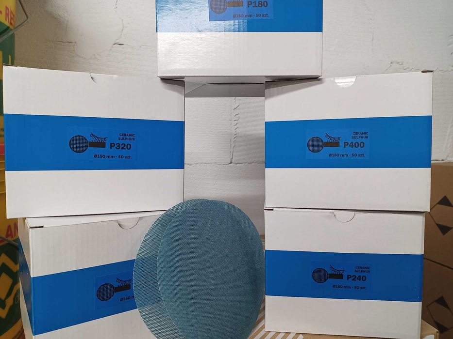 Siatki ścierne ceramiczne 150mm