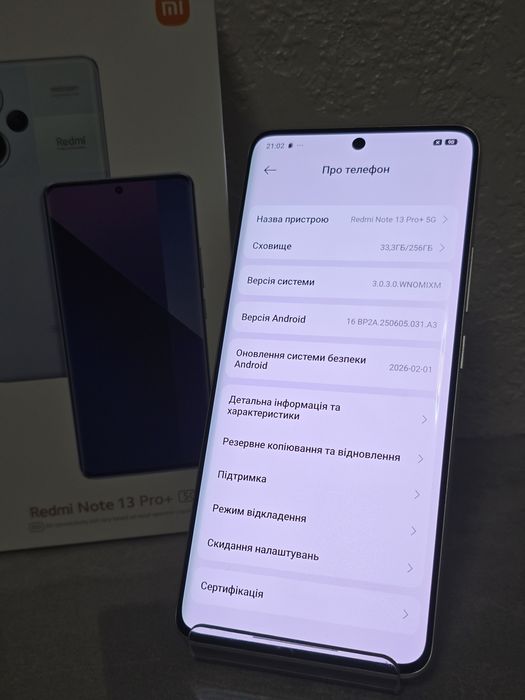 Xiaomi redmi note 13 pro plus 5g 8/256