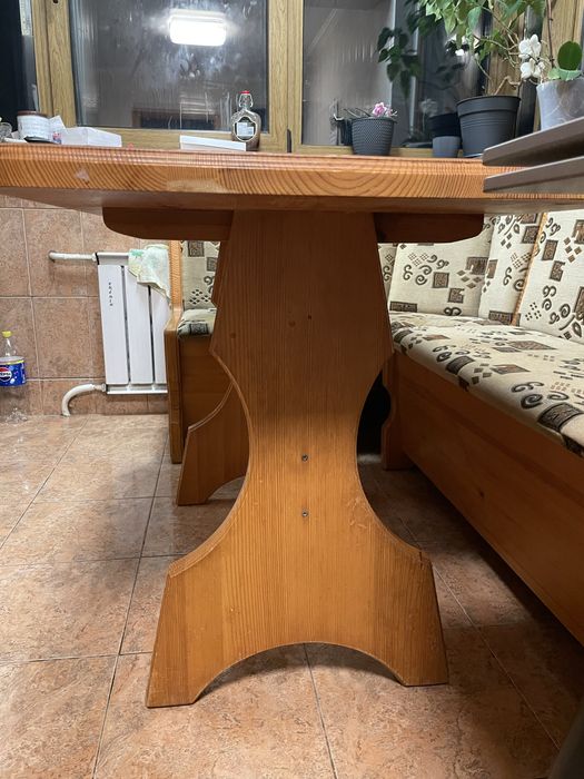 Кухонний стіл з натурального дерева (Дуб)