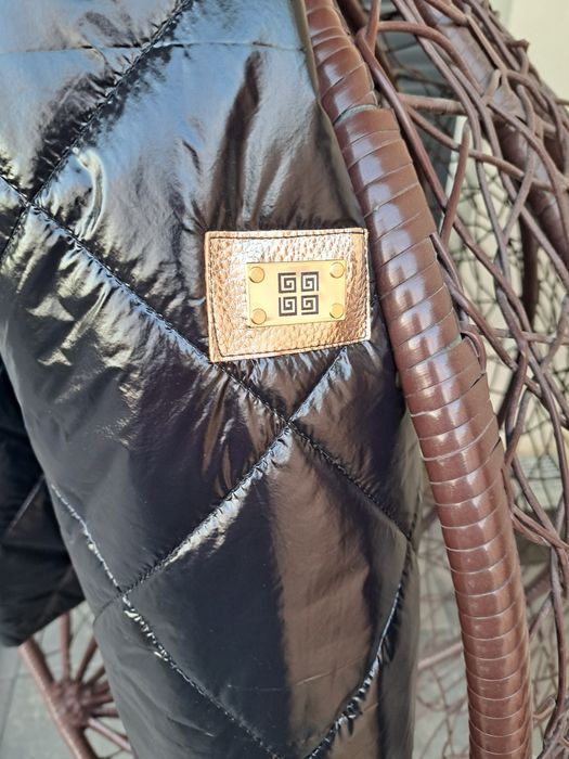 Czarna zimowa kurtka 5xl