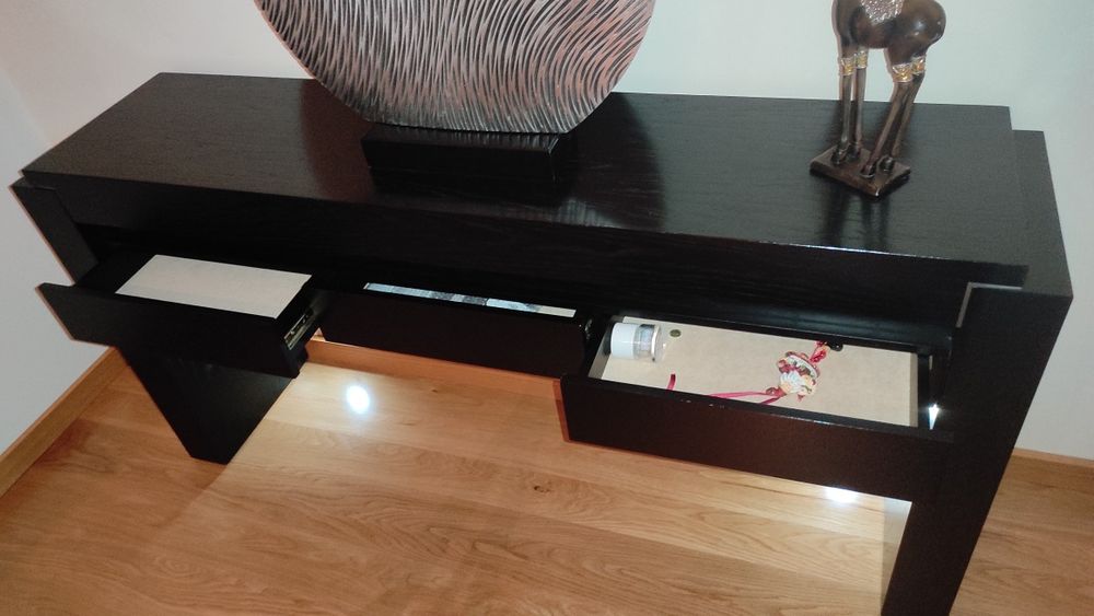 Aparador/consola em carvalho  preto