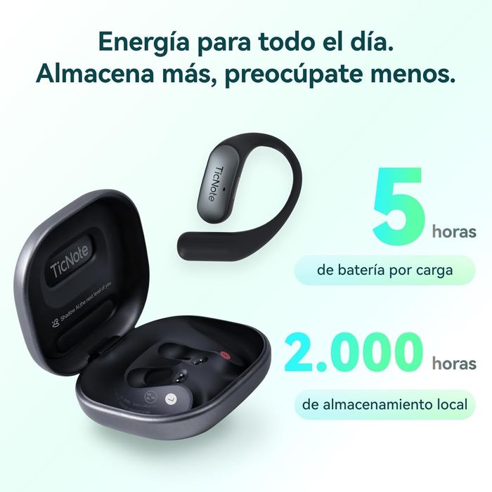 Gravador Inteligente TicNote Pods – Novo | Autônomo com IA