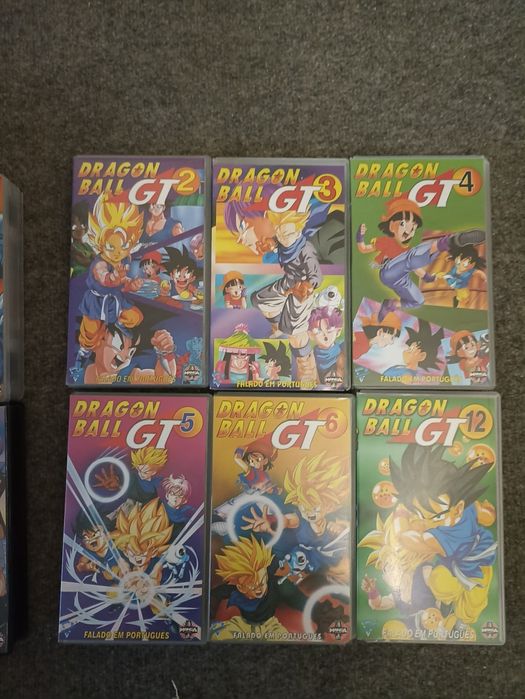 VHS infantis Dragoon Ball / Rua Sésamo/ Era uma vez o Homem