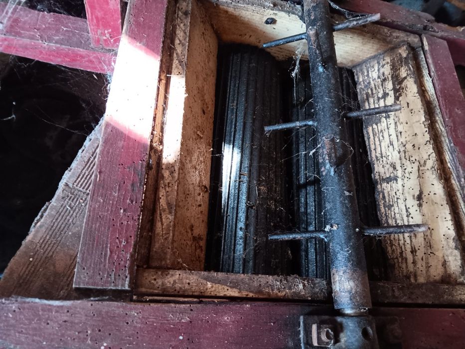 Máquina de pisar a uva