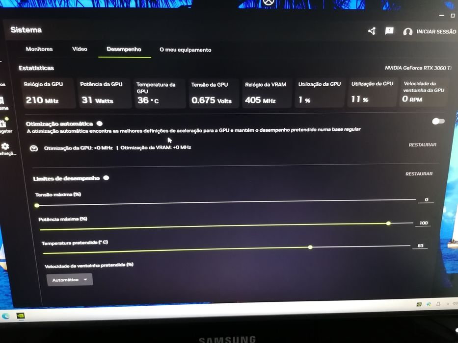 Gigabyte Nvidia 3060 ti 8g
