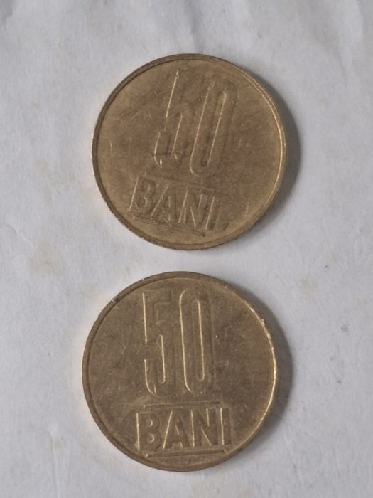 Zestaw 2 x moneta Rumunia 50 bani 2005,2006