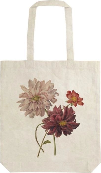 Torba bawełniana STBAG33 Dalie Shopperka na ramię oprawa: folia