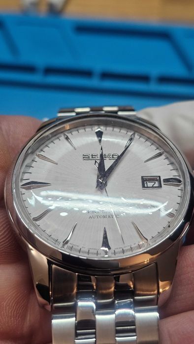 Relógio Seiko Presage Cocktail Branco Prata + Pulseira