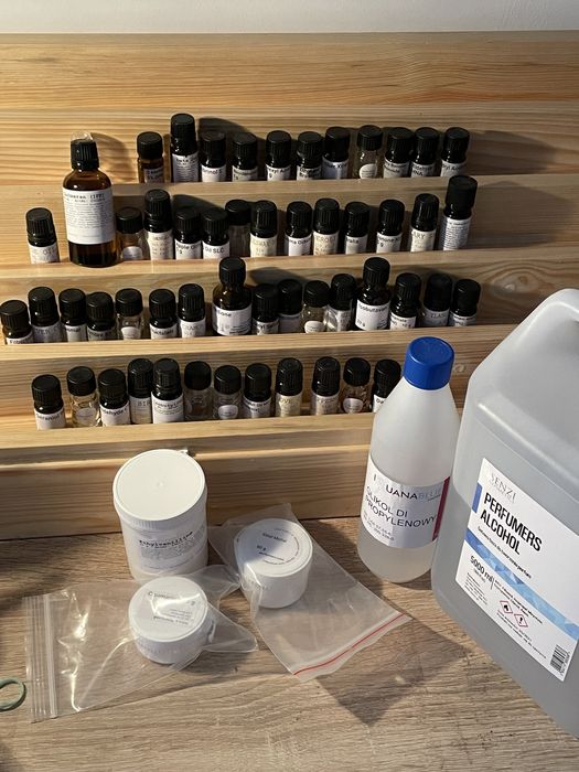 Duży zestaw 50+ Składniki do perfum olejki to molekuly perfumiarz
