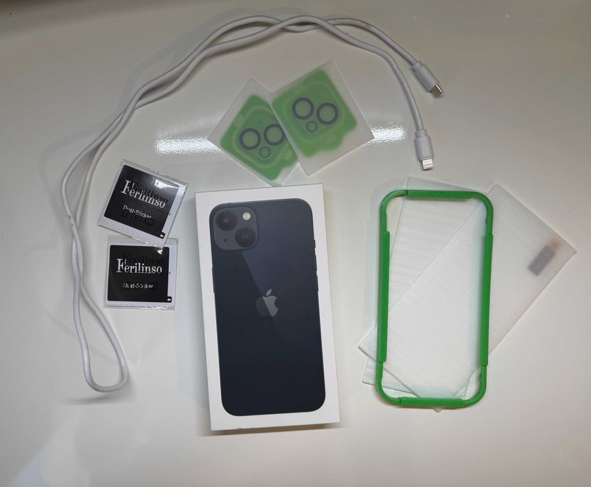 iPhone 13 128GB Midnight | Stan BDB | Zestaw