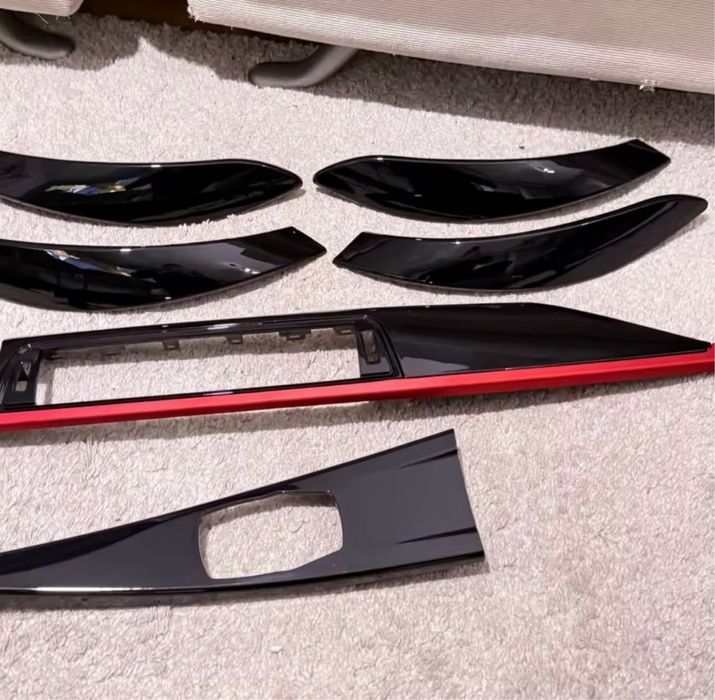 Накладки Интерьера Декор салона BMW F30 F32 F34 F36 SPORT Full Black