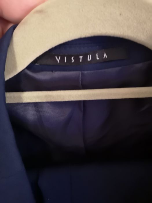 Garnitur Vistula, granatowy, jak NOWY, r. L
