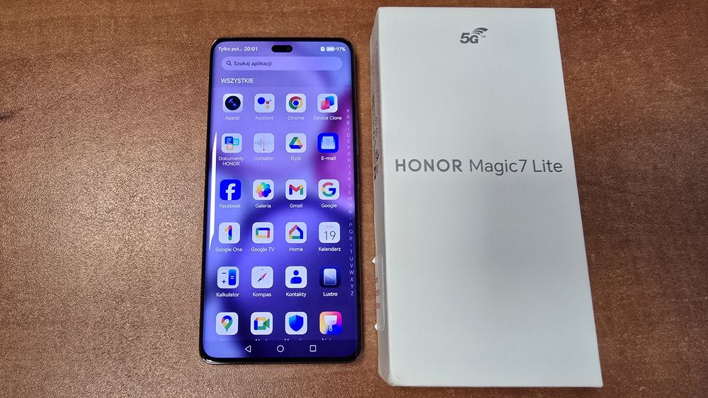 Honor Magic 7 Lite 5G Dual Sim 512GB/8GB RAM fioletowy, stan bdb, gwar