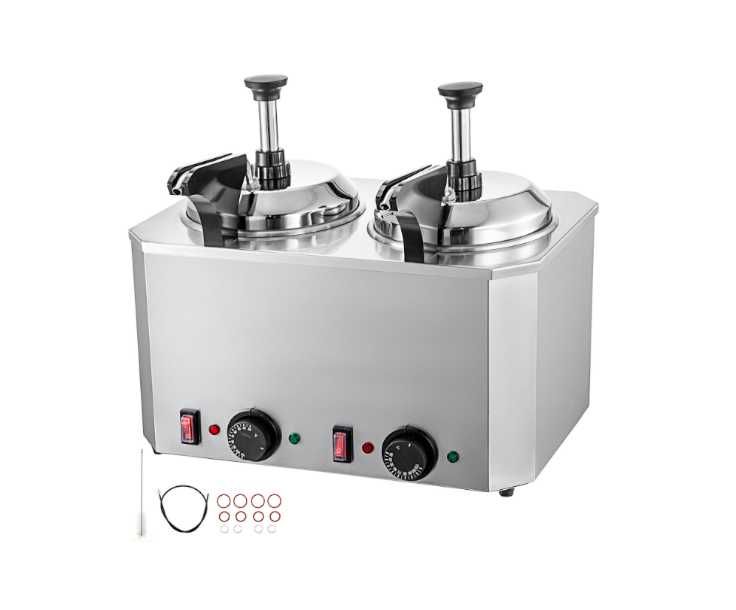 Elektryczny Podgrzewacz do Czekolady i Sera Nacho 2 Pompy Regulacja