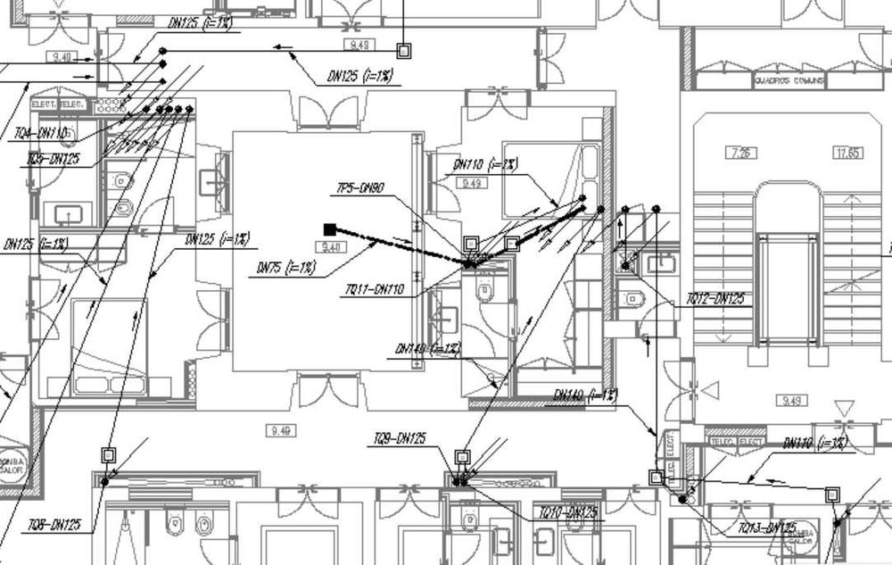 Engenheiro Projetista de Redes de Águas, Esgotos, Gás e AVAC