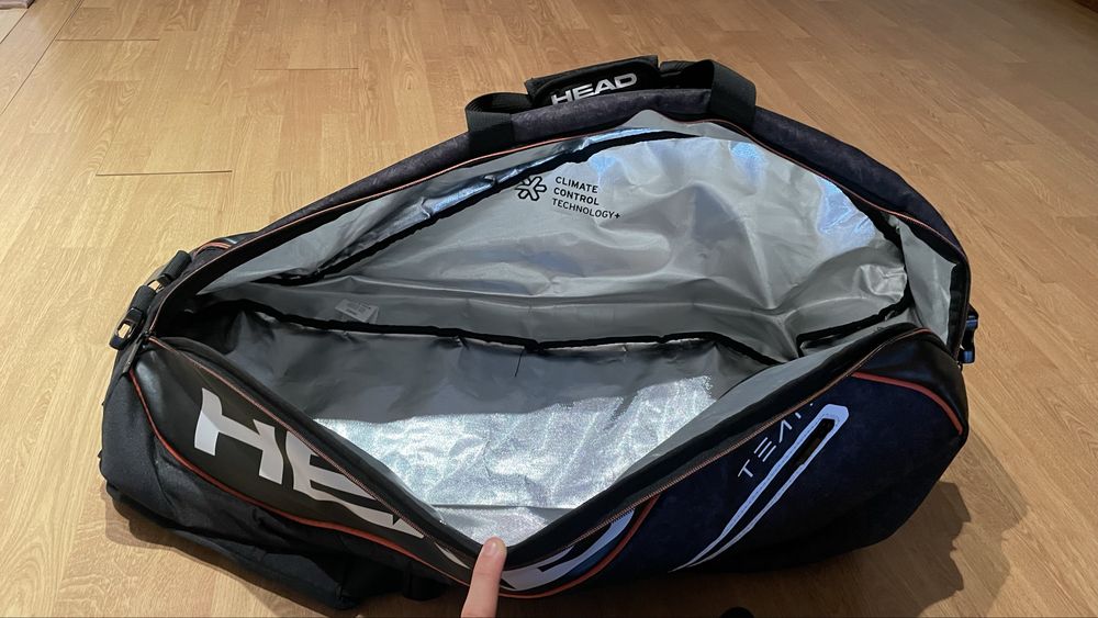 Bolsa de raquetes Head Team Negro XL