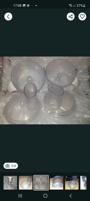 Чаши, крышки, кувшин блендера  от кухонного комбайна philips hr 7768  hr 7766 hr 7755 hr 7764 hr7765