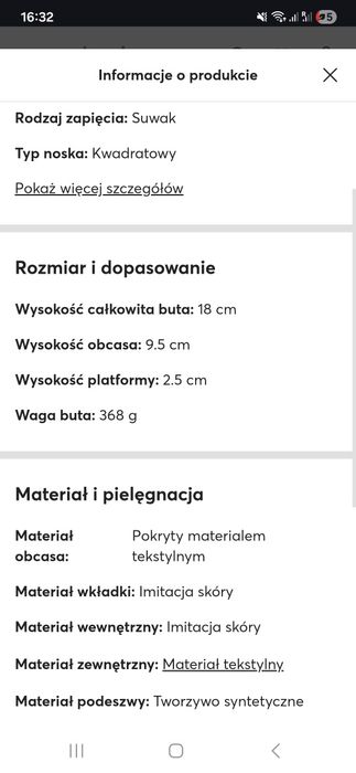 Buty czółenka sandały na platformie