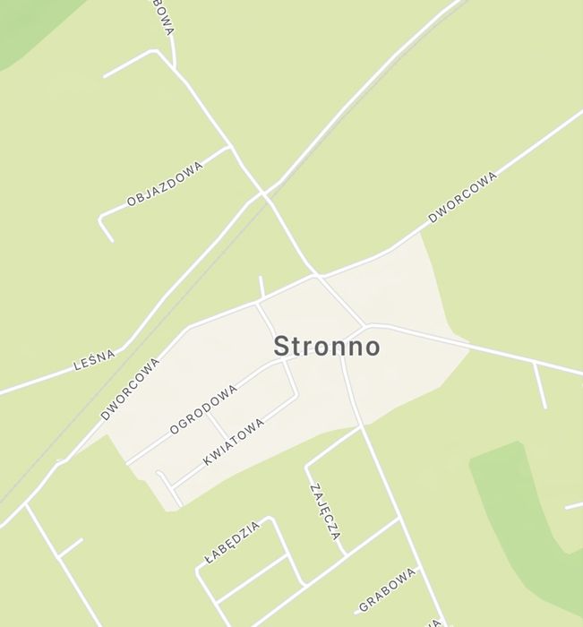 Stronno działka budowlana, warunki zabudowy, prąd