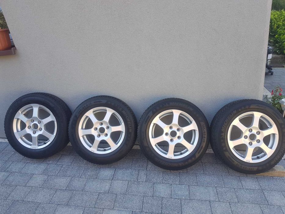 Felgi CMS KBA 47003+opony zimowe Michelin 195/65 R15